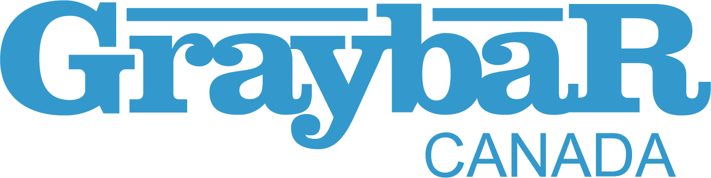Logo of Graybar Canada, a leading distributor of electrical, communications, and data networking products and solutions in Canada